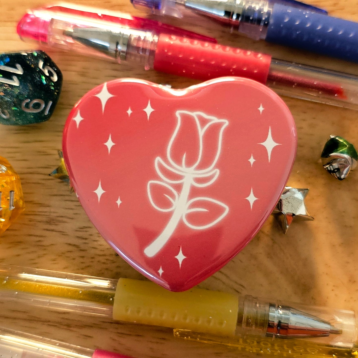 Date Everything SPECS - Heart Buttons!