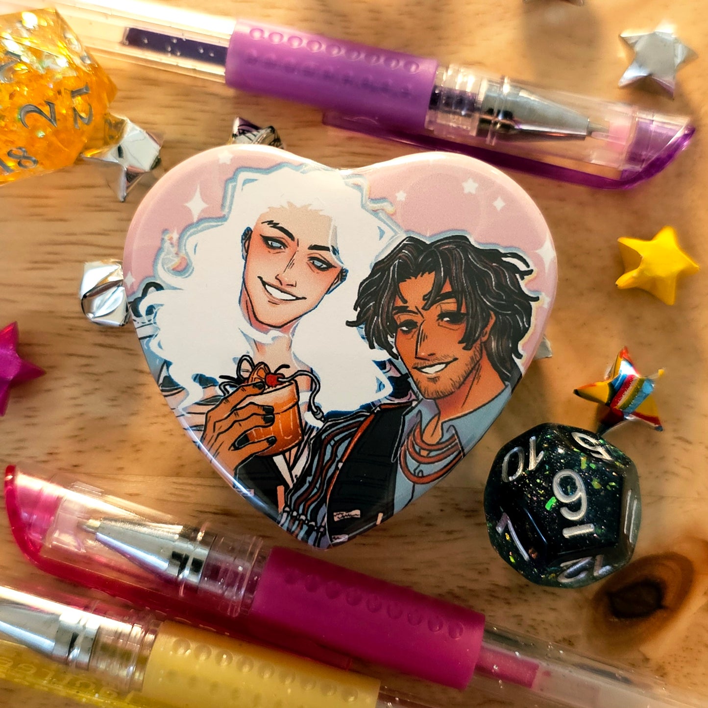 Date Everything EMPATHY SPECS - Heart Buttons!