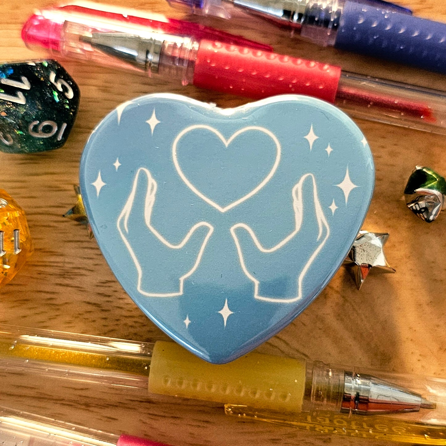 Date Everything SPECS - Heart Buttons!