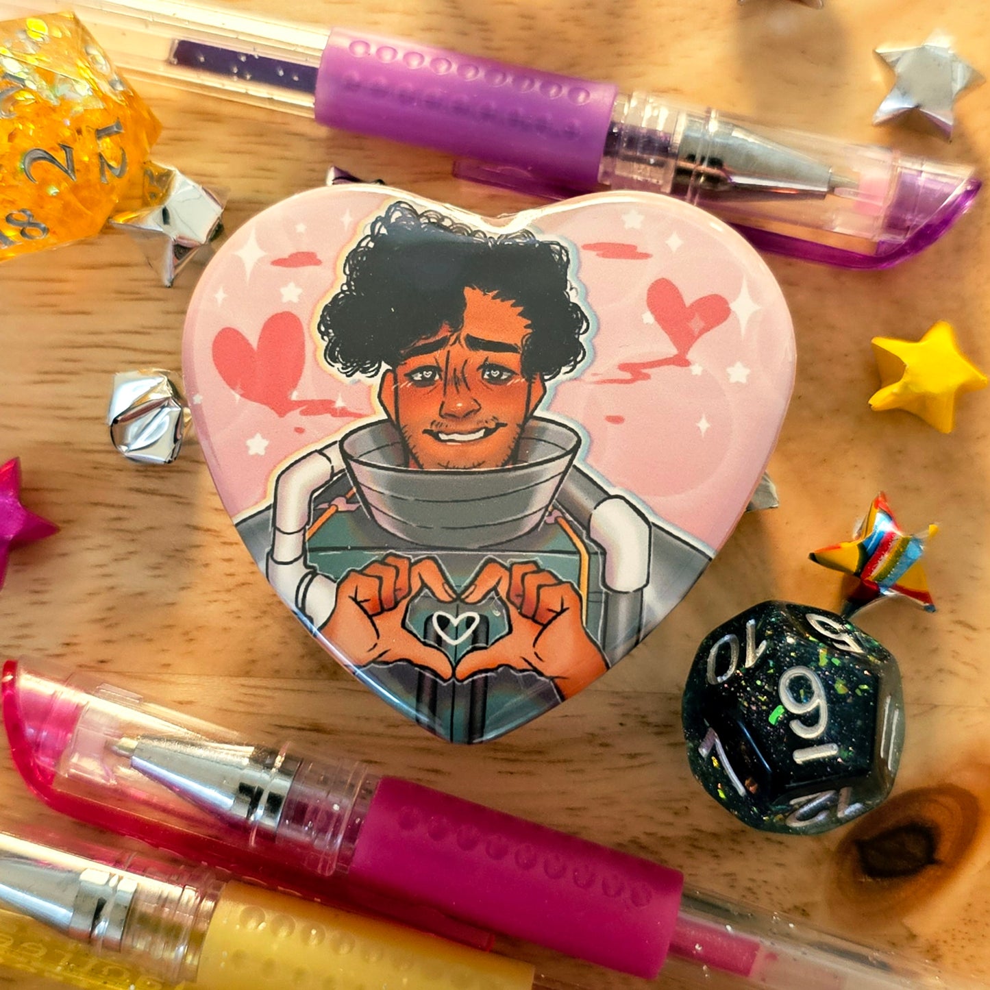 Date Everything EMPATHY SPECS - Heart Buttons!