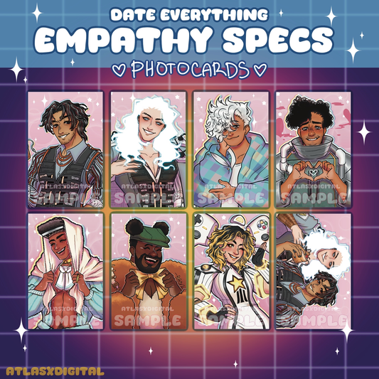 Date Everything EMPATHY SPECS - Photocards!