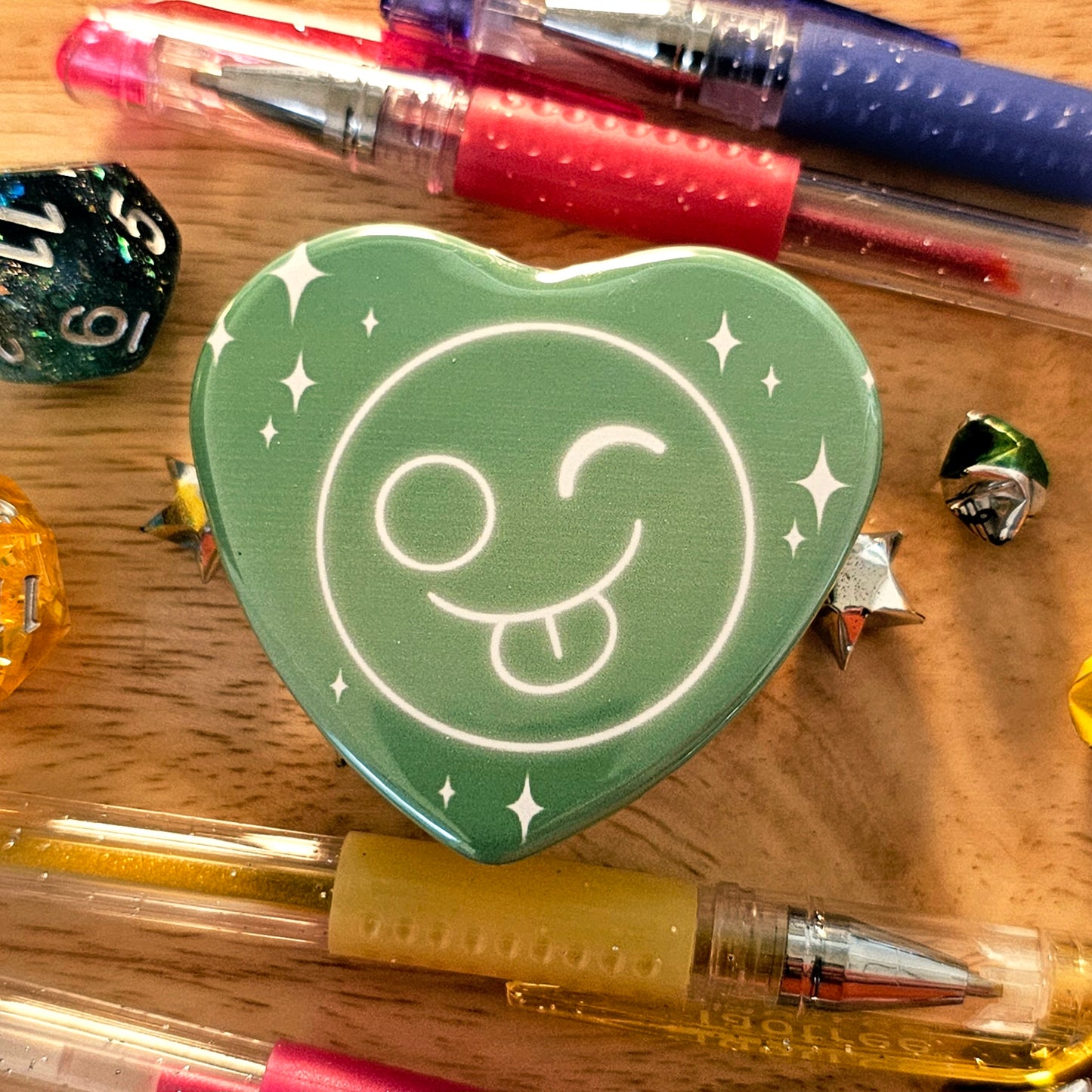 Date Everything SPECS - Heart Buttons!