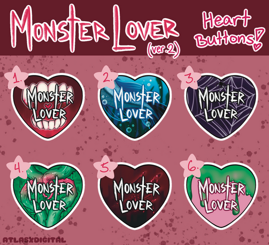 Monster Lover (Ver. 2) - Heart Buttons!