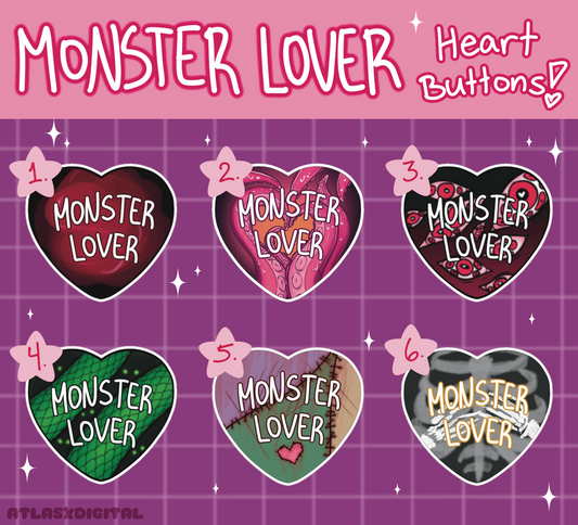 Monster Lover (Ver. 1) - Heart Buttons!