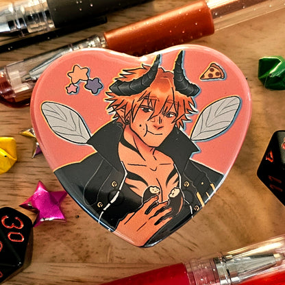 Obey Me! Demon Brothers - Heart Buttons!